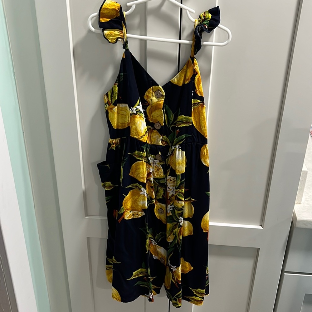 Girls lemon sundress
